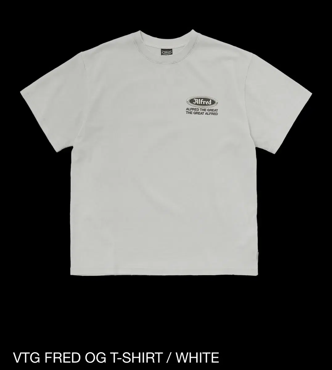 헤리티지플로스 알프레드 VTG FRED OG T-SHIRT(WHITE)